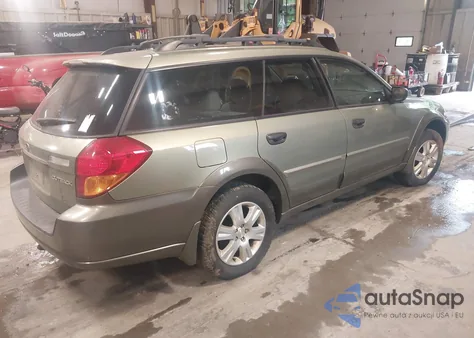 2005 Subaru Outback 2.5I from USA, damaged, VIN 4S4BP61C957301747